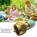Propane Refill Adapter Lp Gas Cylinder Tank Coupler Camping Heater Durable Y5P7