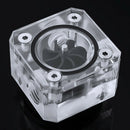 Acrylic Flow Meter G1/4 Thread Water Cooling System Coolant Filter Indicat
