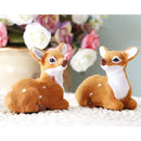 2Pcs Mini Deer Decorative Artificial Deer Home Craft Art Gift Ornament
