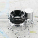 1pcs 6-LEDs Light 20X Magnifying Glass for Jewelry Identification New NNC