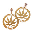 1 Pair Acrylic Dangle Earrings for Women Girls, Boho Statement Drop Hoop Eardrop