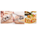 Stainless Steel Metal Garlic Press Hand Presser Crusher Ginger Squeezer Masher