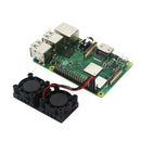 Cooling Fan Heatsink Dual Fan Cooling Kit for  3B/2B/B+, 7000rpm
