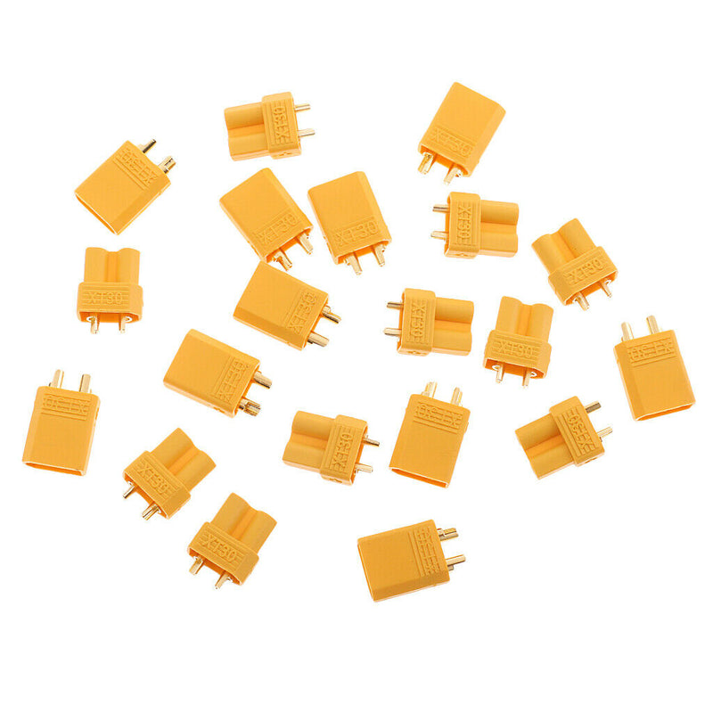 10Pairs XT30 Female Male Connector Plugs for RC Drone Quads ESC/Battery Accs