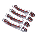 8pcs Chrome Exterior Door Handle Cover Trim fit for Chevy Traverse 2009-2012