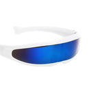 5Pcs Novelty Futuristic  Mirrored Sunglasses Glasses Costume Props