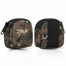 Small Outdoor Pouch,Purse Organizer Army Molle Gear(Waterproof)(Dual Layer PI4W4