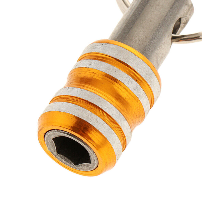1/4 Hex Shank Socket Extending Rod Keychain Extension Bar for Screwdrivers