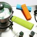 Creative Silicone Pot Pan Handle Cover Holder Sleeve Slip Grip Heat Resistant 3X