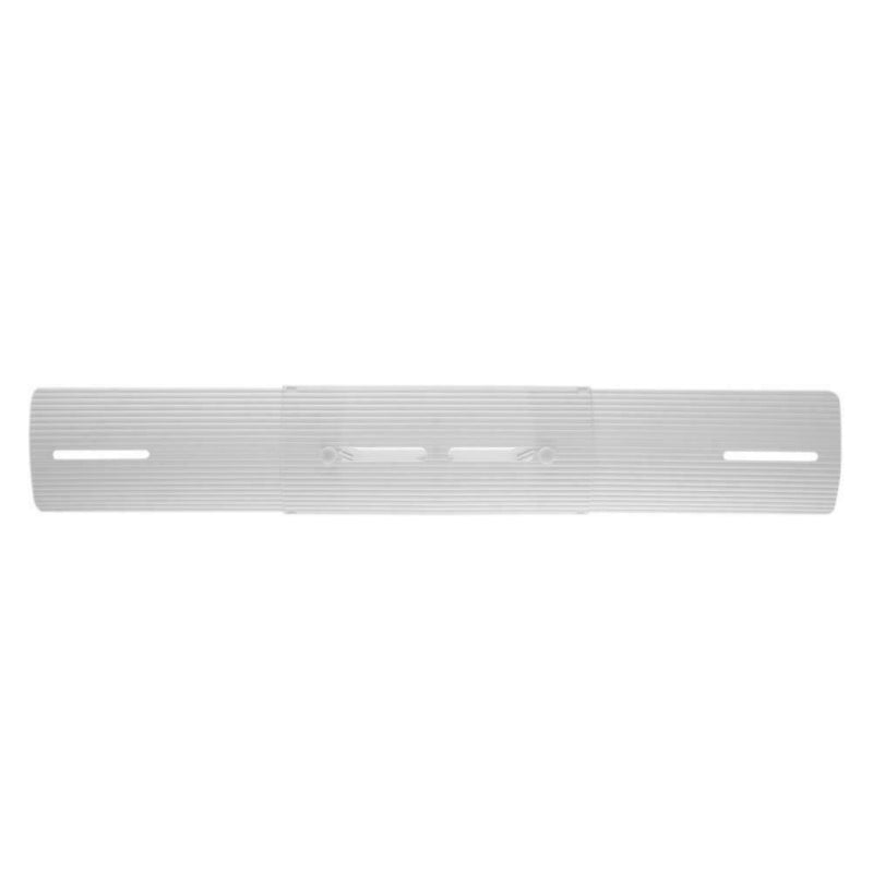 Adjustable Air Conditioner Cover Windshield Air Conditioning Baffle (White)