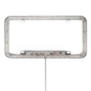 Universal Car Front Rear Number License Plate Frame Cover with Red 54 LED Light
