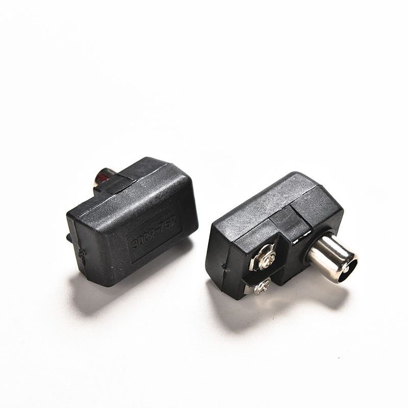 75 300ohm IEC TV PAL Male Adapter Connector Antenna Match Transformer Balun OZ
