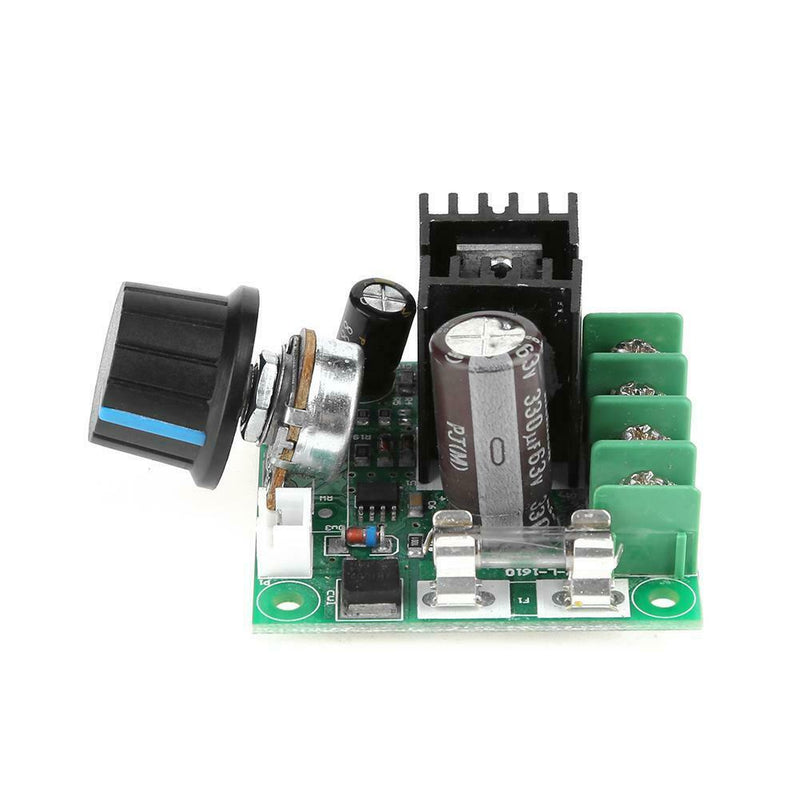 DC 9V-50V 10A PWM Motor Speed Controller w/Knob Adjustable Speed Regulator A