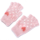 Winter Men Women Gloves Stretch Love Half Finger Gloves Outdoor Warm Fingerl BX