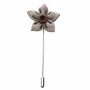 Fashion Lapel Flower Handmade Boutonniere Stick Brooch Pin Men's Accessorie N2W1