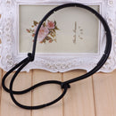 Fashion Women Double Layer Adjustable Head Hair Hoop Elastic HairRopeHairBandHM&
