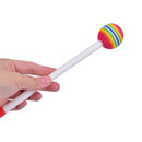 1pair Hand Percussion Hand Drum Mallets Lollipop Head Drum Knock Hammers Sti Kw