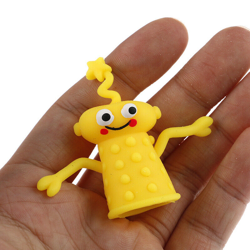 4Pcs/Set Expression Hand Puppet Children Finger Puppet Parent Storytelling PASE