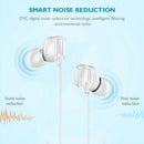 Lenovo HF150 In Ear Earphones 3.5mm Wired Earbuds Earphones w/ Mic (White)
