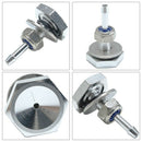 New Turbocharger Metal Pipe Boost Hose Nipple Turbo Vacuum Vac Gauge Fittin