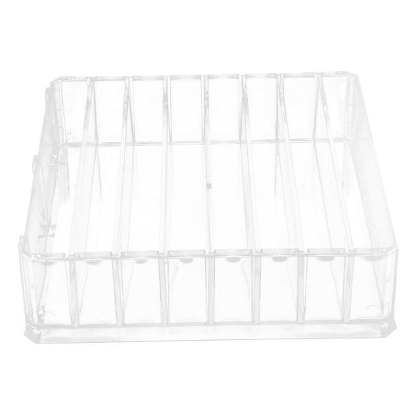 Clear Makeup Cosmetic Storage Box Case Lipstick/Eye Shadow Blusher Organizer