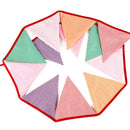 Printed Cloth Decoration Flag Banner Pennant For Wedding Birthday Party Dec