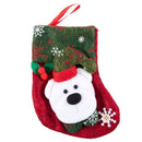 Christmas socks Christmas socks tree pendant Christmas decorations red Bear