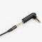 Right Angle 90Degree3.5mm 3Pole Audio Stereo Male to Female Extension Adapter TO