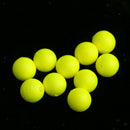100pcs Fishing Floating Bobbers Drift Ball EVA Foam Indicator 8.3mm Yellow
