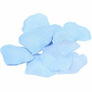 100 Light Blue Large Premium Silk Rose Petals