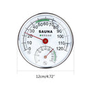 Thermometer Hygrometer Stainless Steel for Sauna Room Temperature Humidity Meter