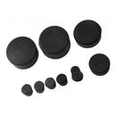 Motorbike Black Rack Screw Cap Rubber Frame Plugs For Suzuki GSXR1000 05-06