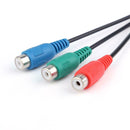 7 Pin S-Video Male to 3 RCA Female Video AV Adapter Cable for PC TV Laptop