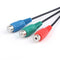 7 Pin S-Video Male to 3 RCA Female Video AV Adapter Cable for PC TV Laptop
