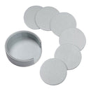 Coaster PU Leather Non Slip Coasters with Holder for Drinks Protect Furnitu