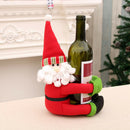 Christmas Cartoons Santa Claus Wine Bottle Cover Table Decor (Santa Claus) A