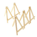 5pcs Mini Artist Wooden Easel Wood Wedding Table Card Stand Display Holder %a