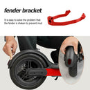 Front Mudguard Support for M365 Electric Scooter Rear Fender Rack (Red) A