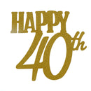 happy 40th cake toppers anniversary party supplies birthday party decoration HK