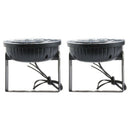 2pcs 12V 18LED Round Car Driving DRL Daytime Running Light Fog HeadLight Lamp
