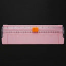 Portable Mini A5 Precision Paper Trimmers Photo Papers Cutting Tools (Pink)