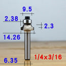Round Over Edge Forming Router Bit Woodworking Cutter Tools 3:16inch