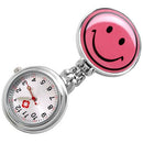 Smile Face Clip Nurse Pendant Pocket Quartz Watch New