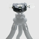 Pan-C1 Panoramic Tripod Head Ball Head Clamp Adapter with Quick Release Pla V5N8