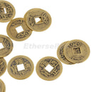 100PCS Feng Shui Chinese Coins Lucky Coins for Fortune Health 23mm Yongzheng