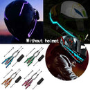 Motorcycle Bike Helmet LED Light Strip Shark Style Signal Night Waterproof B0I8