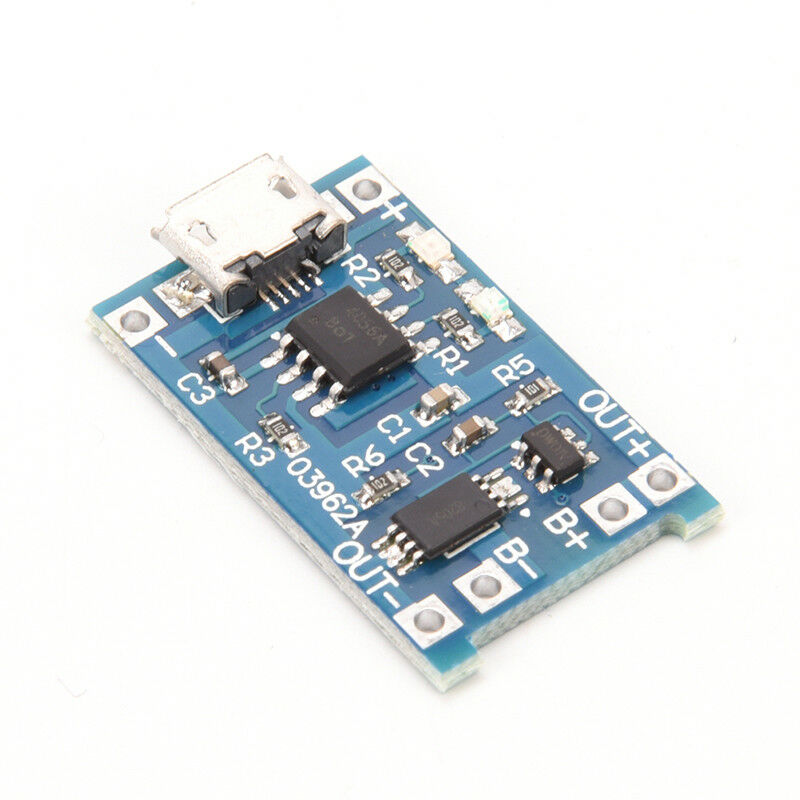 2PCS TP4056 5V 1A USB 18650 Lithium Battery Charger Board Protection ModuleSEAU