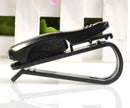 Black Portable Car Auto Sun Visor Glasses Sunglasses Card Ticket Holder Pen Clip