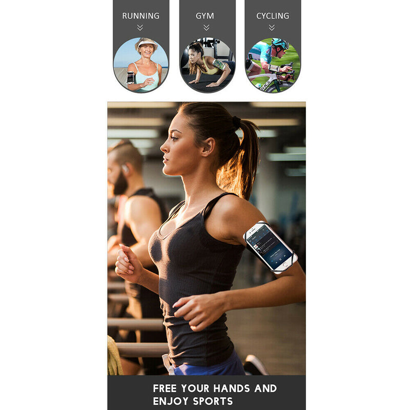 Sports Running Armband Cell Phone Holder Arm Wrist Band Compatible outdoors