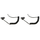 2Pack D-Tap Power Supply Coiled Cable for Blackmagic Pocket Cinema Camera 4k